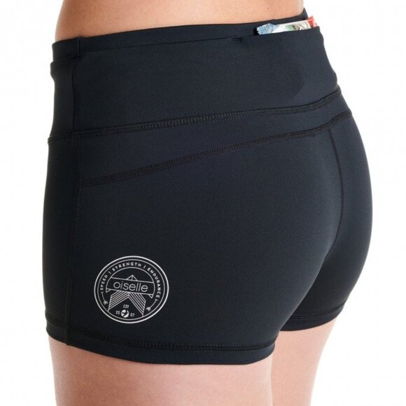 Oiselle O-Mazing Race Day Mini Shorts 2 XS Toolbelt Waist Pockets - Picture 5 of 5